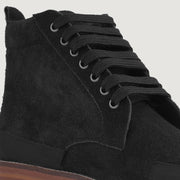 Orlaven Carnell Moc Toe Black Suede Boots footwear image 4