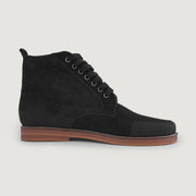 Orlaven Carnell Moc Toe Black Suede Boots footwear image 2