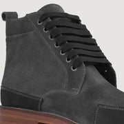 Orlaven Carnell Moc Toe Grey Suede Boots footwear image 8