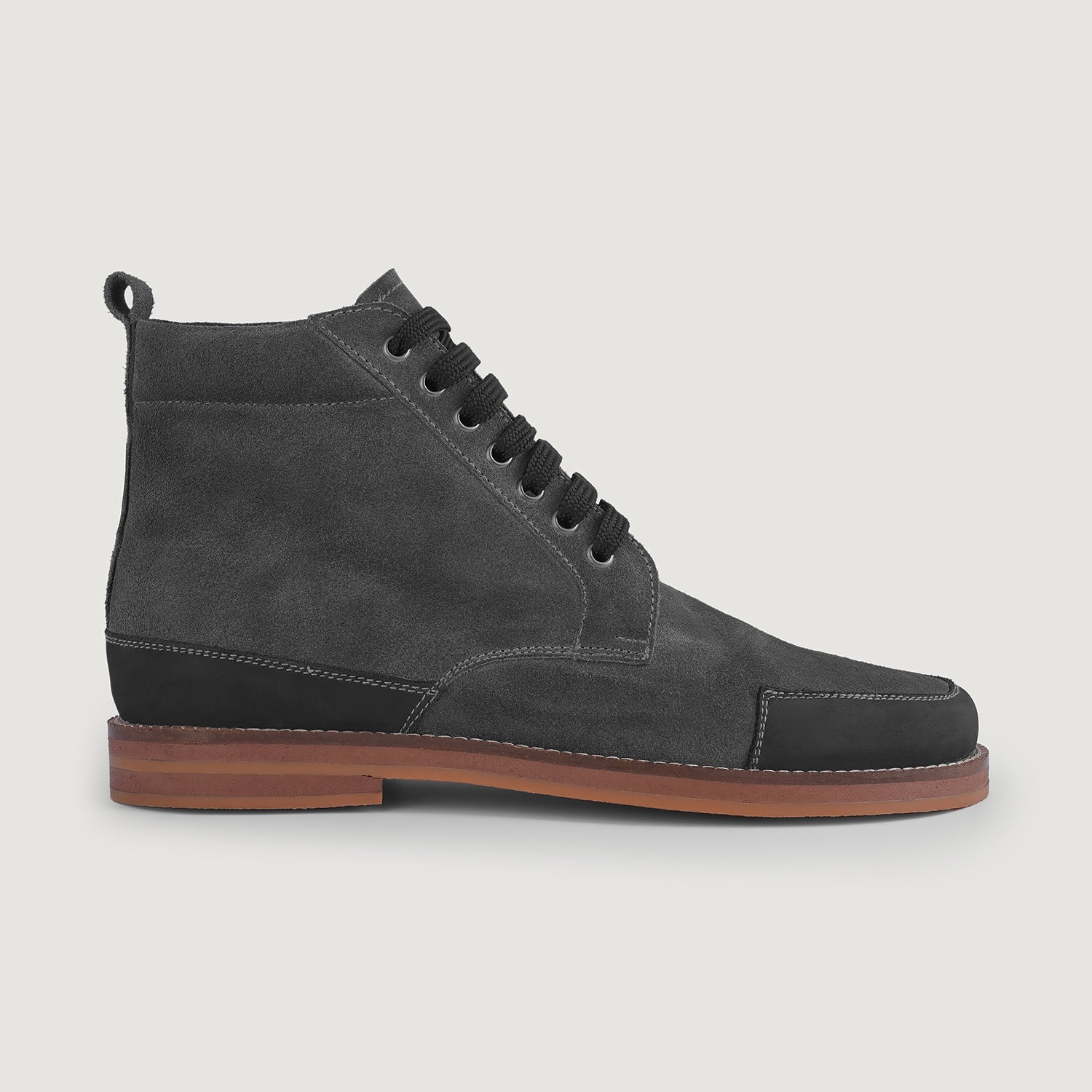 Orlaven Carnell Moc Toe Grey Suede Boots footwear image 6
