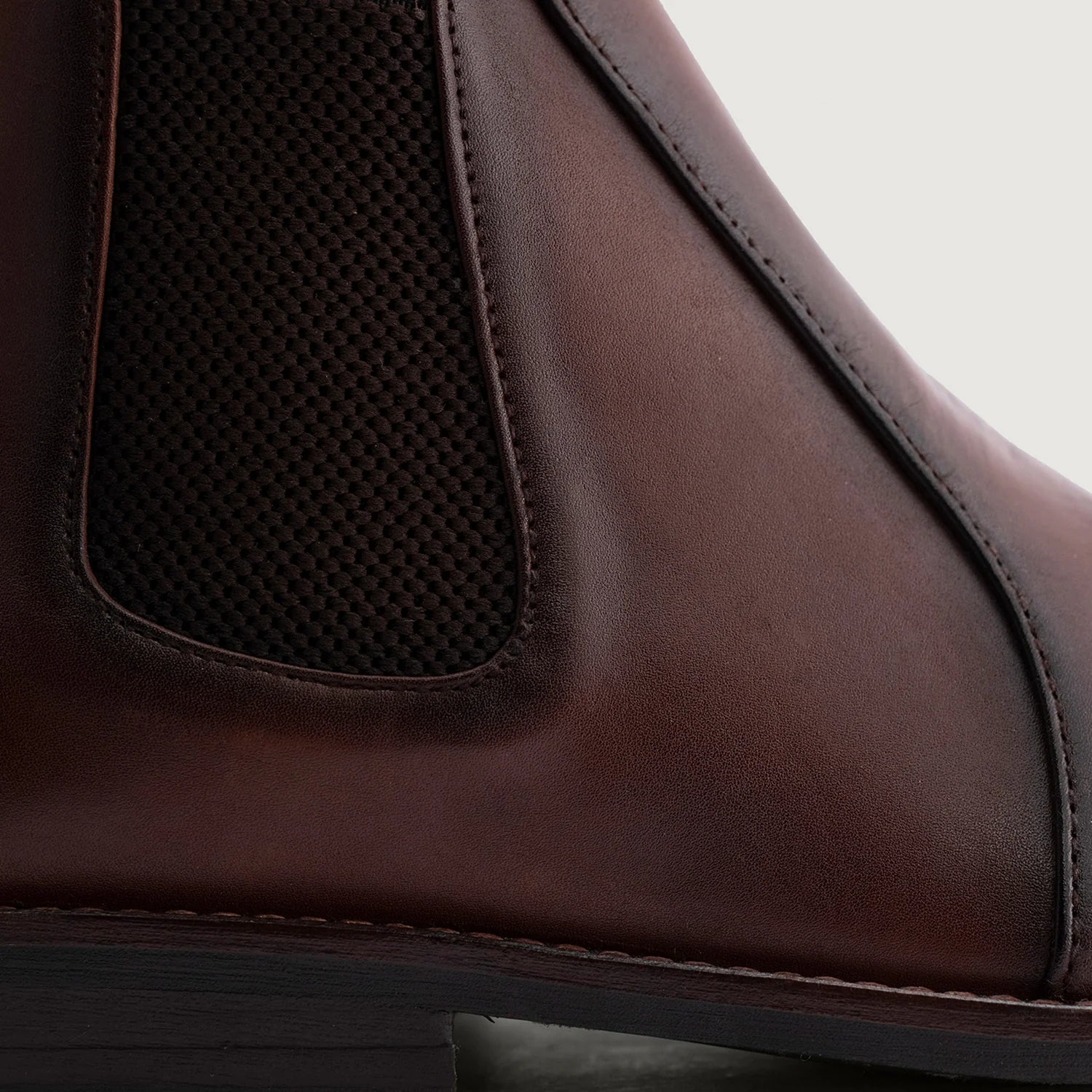 Orlaven Clarkson Chelsea Brown Burnished Leather Boots - StudGuard footwear image 4