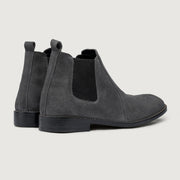 Orlaven Clarkson Chelsea Grey Suede Leather Boots - StudGuard footwear image 4