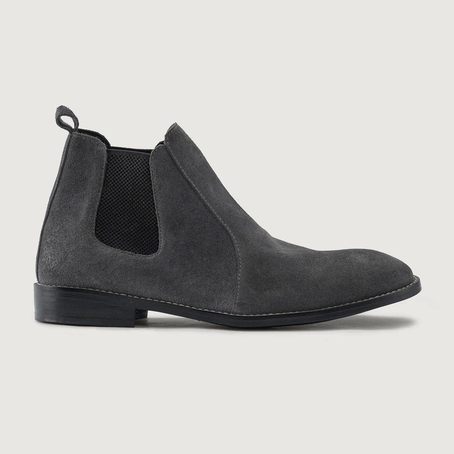 Orlaven Clarkson Chelsea Grey Suede Leather Boots - StudGuard footwear image 2