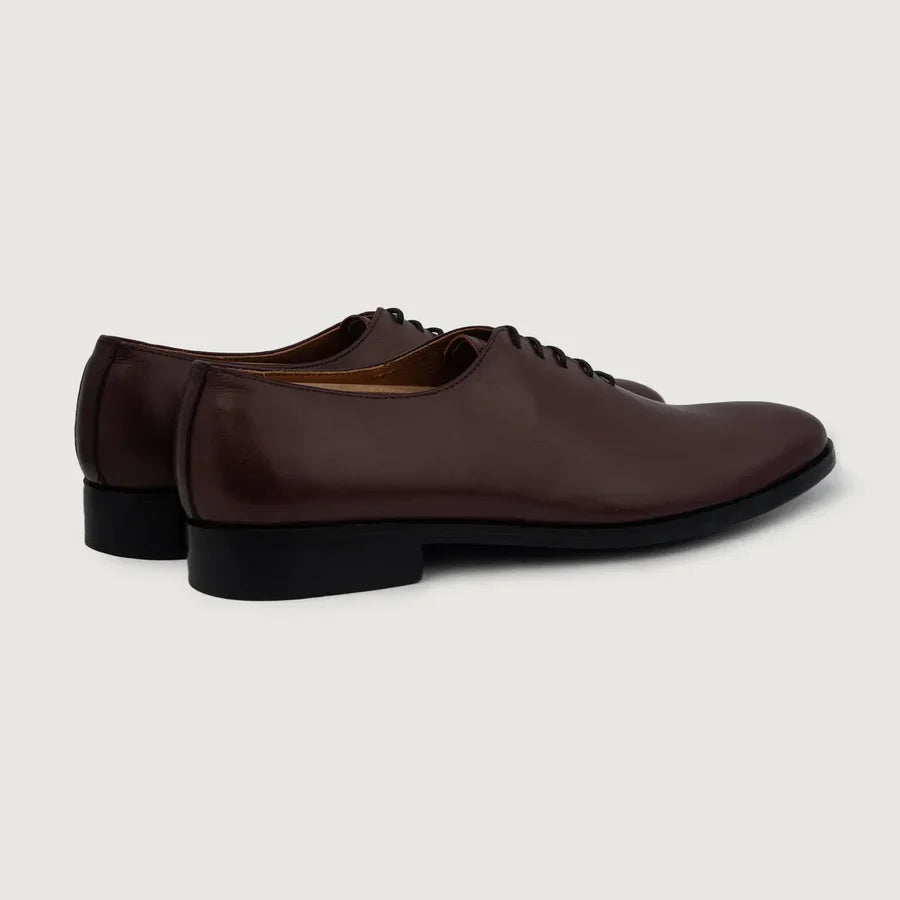 Orlaven Director Wholecut Maroon Leather Shoes footwear image 4