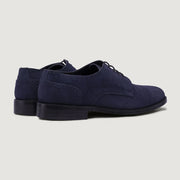 Orlaven Dirk Brogues Derby Blue Suede Leather Shoes - StudGuard footwear image 3