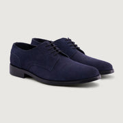 Orlaven Dirk Brogues Derby Blue Suede Leather Shoes - StudGuard footwear image 1