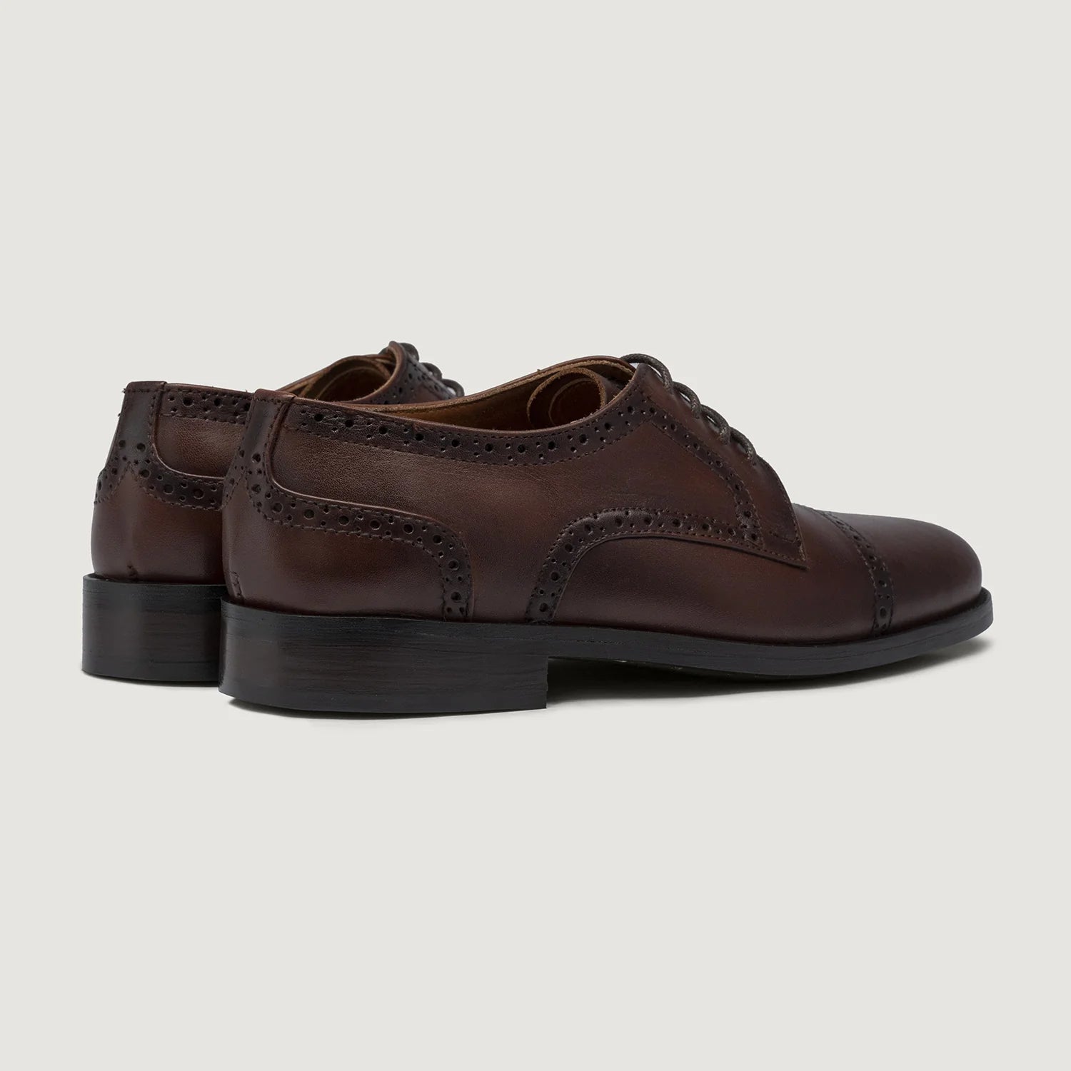 Orlaven Dirk Brogues Derby Burnished Brown Leather Shoes footwear image 4