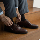 Orlaven Dirk Brogues Derby Burnished Brown Leather Shoes footwear image 10