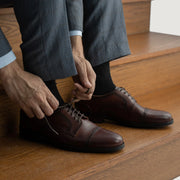 Orlaven Dirk Brogues Derby Burnished Brown Leather Shoes footwear image 10