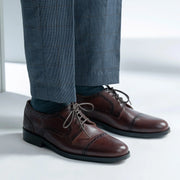 Orlaven Dirk Brogues Derby Burnished Brown Leather Shoes footwear image 7