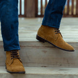 Orlaven Duster Brogues Derby Brown Suede Leather Boots - StudGuard footwear image 9