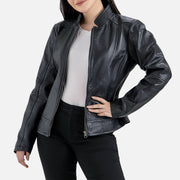 Sestriere Leather Biker Jacket