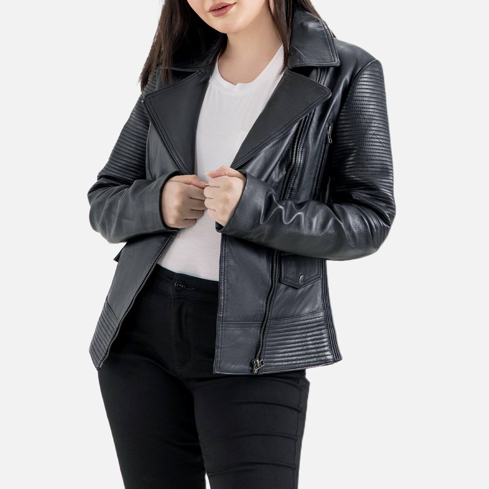 Valle Leather Biker Jacket