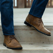 Orlaven Knight Derby Burnt Copper Pullup Leather Boots - TerraGrip footwear image 9