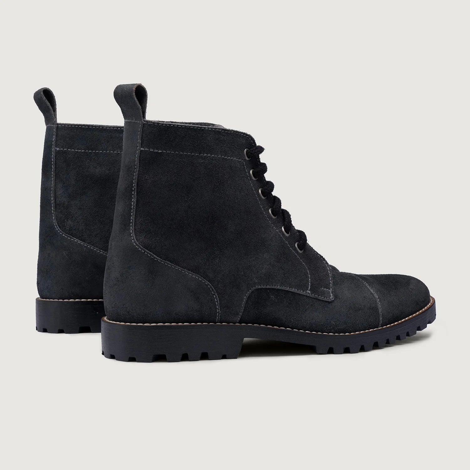 Orlaven Knight Derby Grey Suede Leather Boots - TerraGrip footwear image 4