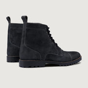 Orlaven Knight Derby Grey Suede Leather Boots - TerraGrip footwear image 4