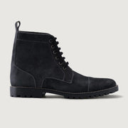 Orlaven Knight Derby Grey Suede Leather Boots - TerraGrip footwear image 2