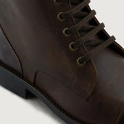 Orlaven Knight Derby Hybrid Brown Leather Boots - StudGuard footwear image 5