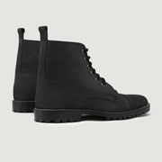 Orlaven Knight Derby Matte Black Pullup Leather Boots - TerraGrip footwear image 4