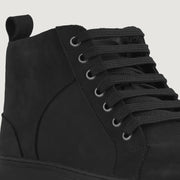 Orlaven Marty High Top Black Nubuck Sneakers footwear image 9