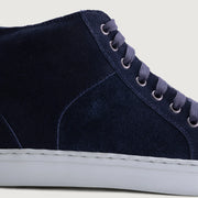 Orlaven Marty High Top Blue Suede Leather Sneakers footwear image 5