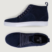 Orlaven Marty High Top Blue Suede Leather Sneakers footwear image 4