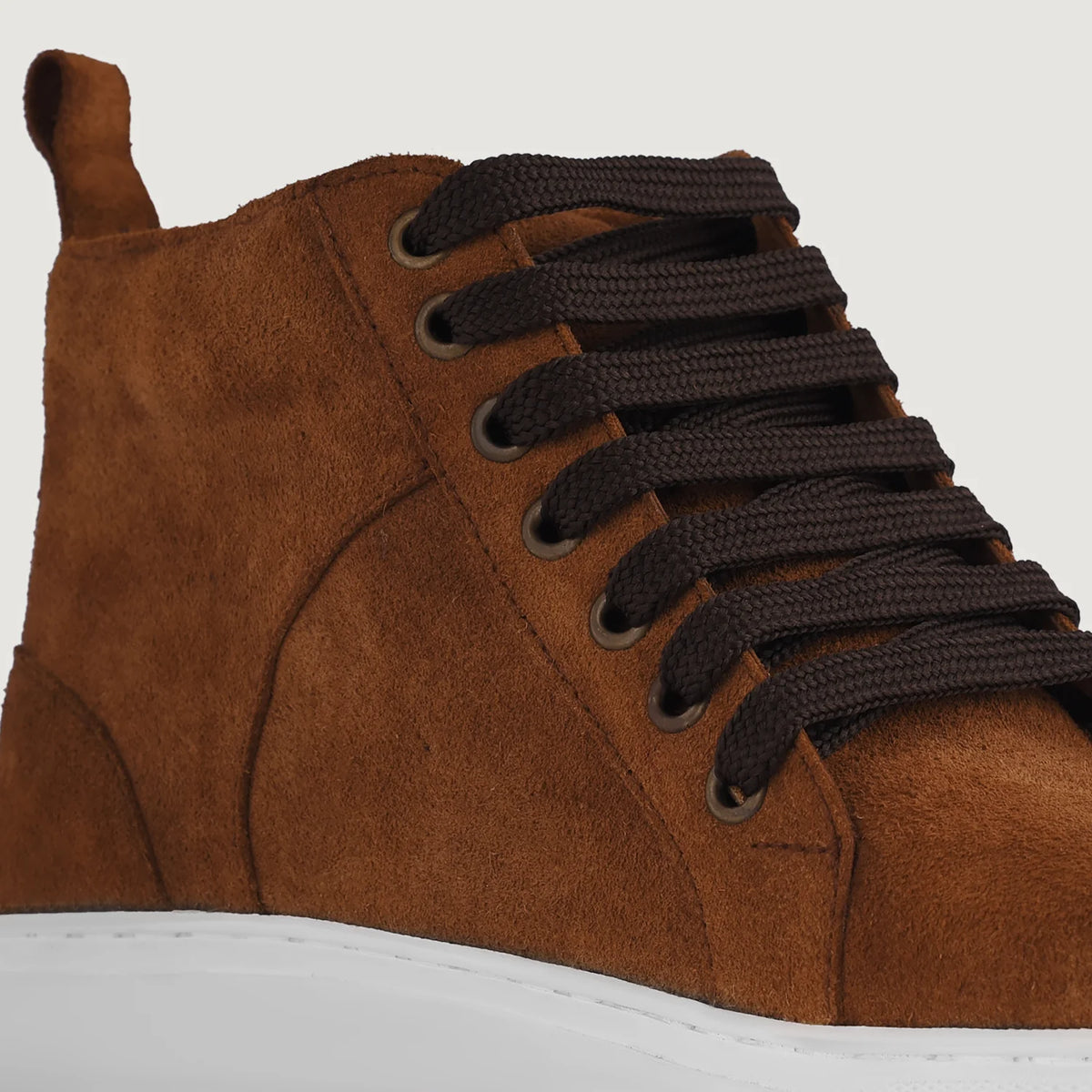 Orlaven Marty High Top Brown Suede Sneakers footwear image 9