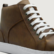 Orlaven Marty High Top Burnt Copper Pullup Leather Sneakers footwear image 5