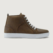 Orlaven Marty High Top Burnt Copper Pullup Leather Sneakers footwear image 2