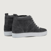 Orlaven Marty High Top Grey Suede Leather Sneakers footwear image 3