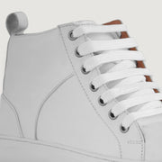 Orlaven Marty High Top White Leather Sneakers footwear image 4