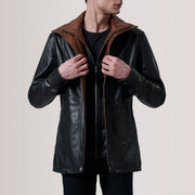 connor-black-leather-coat — Black