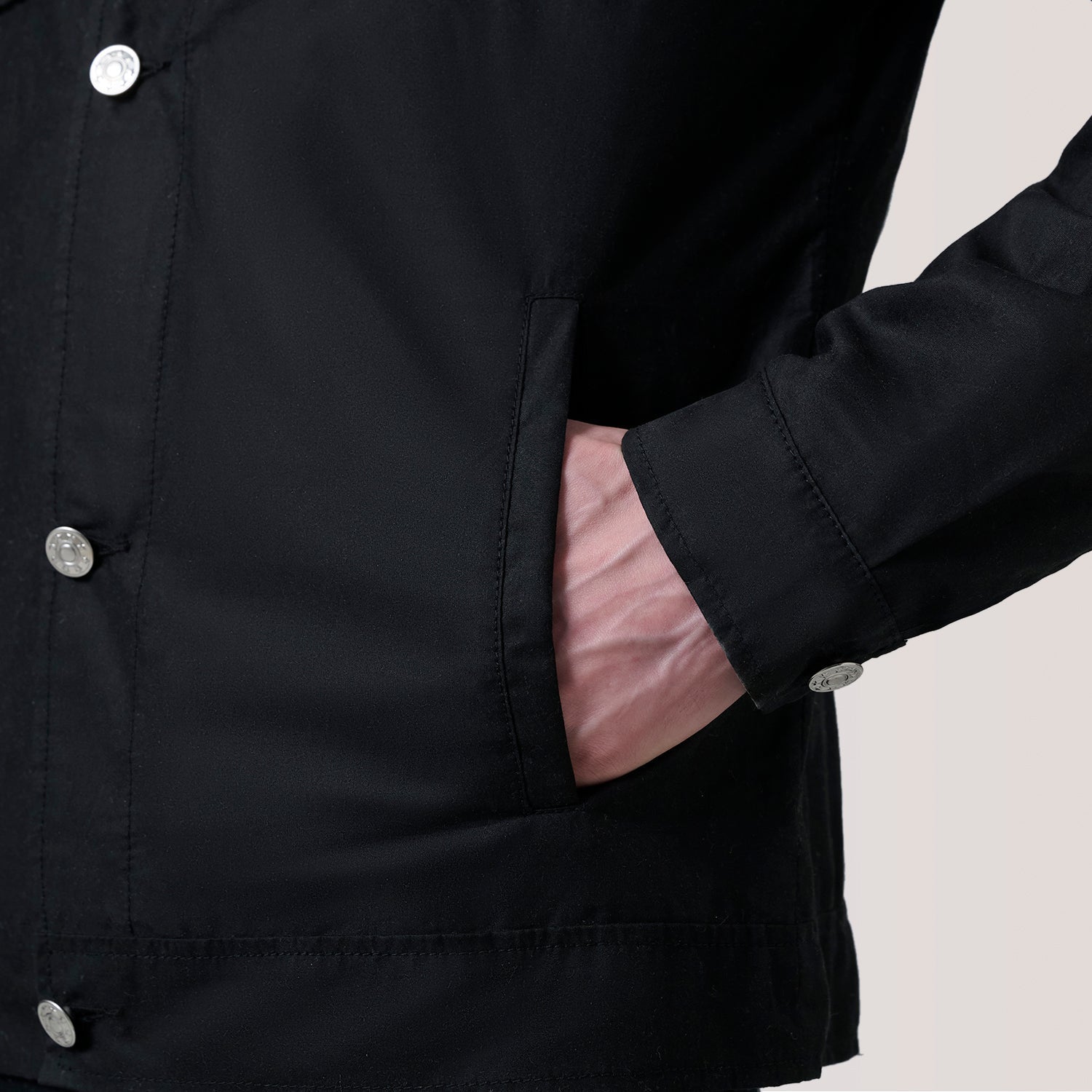 Irwin Black Waxed Canvas Field Jacket