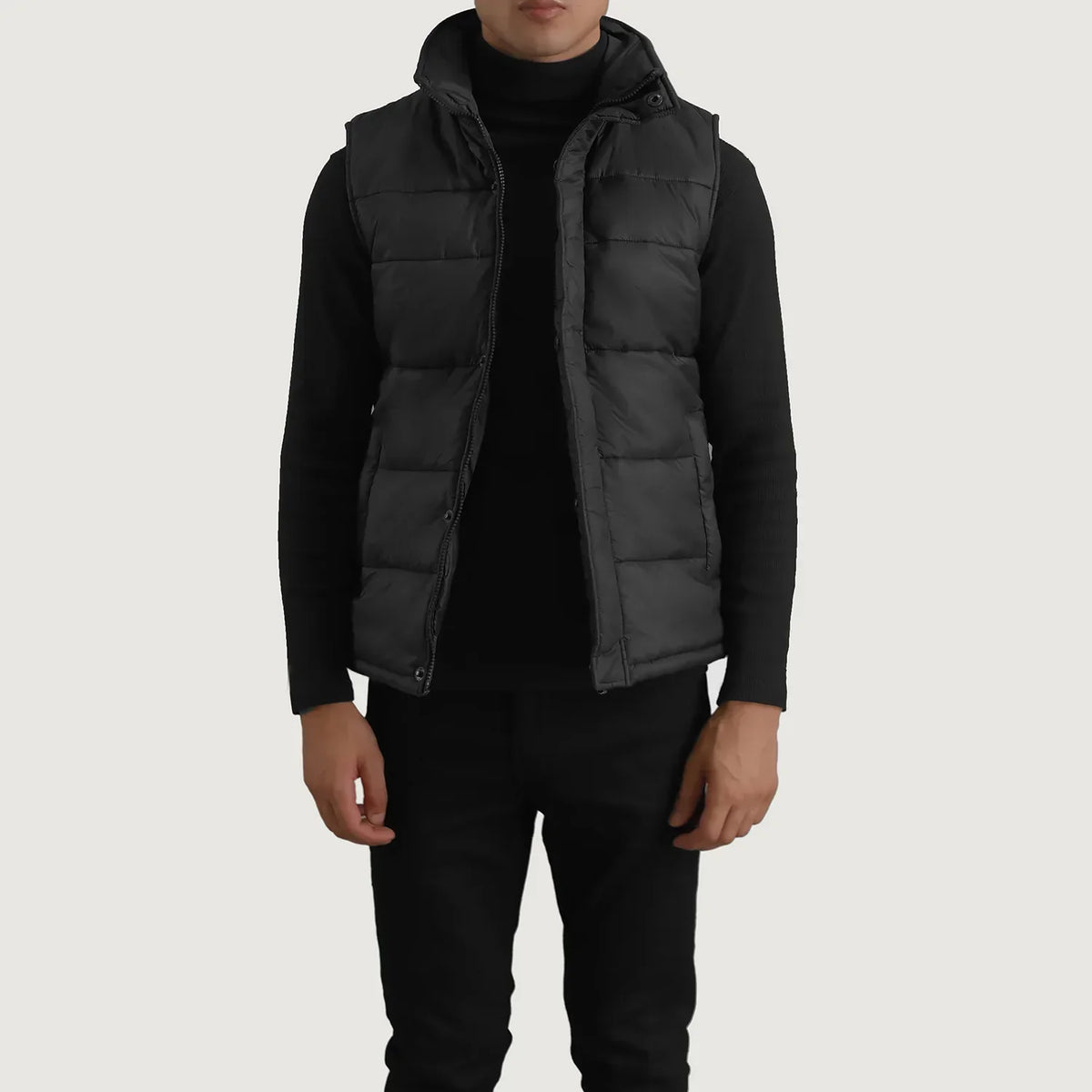 Men's leather jacket category