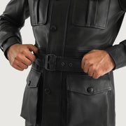Dolf Black Leather Jacket