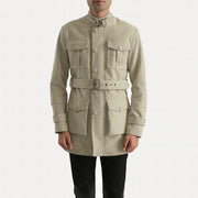 Dolf Off-White Suede Jacket