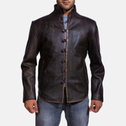 Drakeshire Brown Leather Jacket