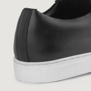 Orlaven Murphy Low Top Black Leather Sneakers footwear image 9