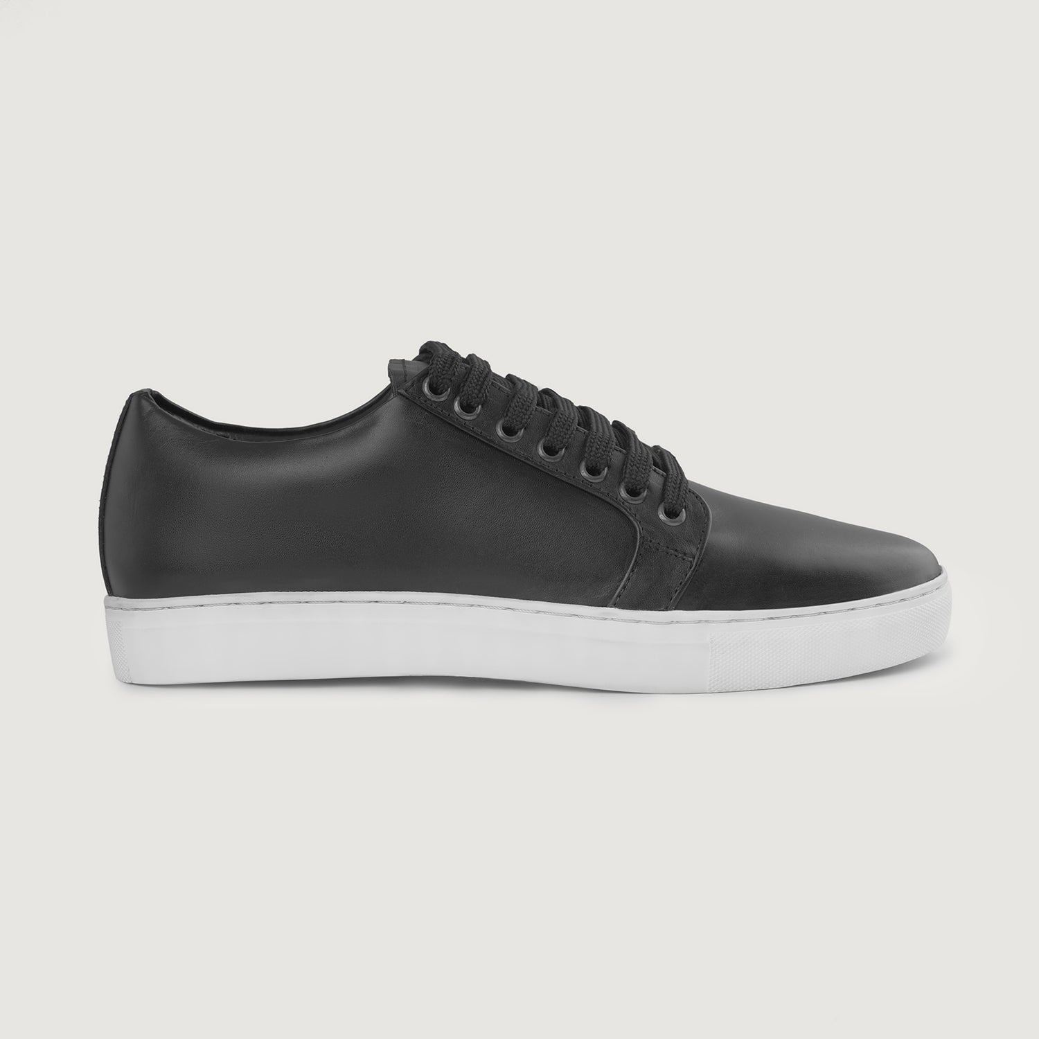 Orlaven Murphy Low Top Black Leather Sneakers footwear image 6
