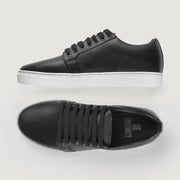 Orlaven Murphy Low Top Black Leather Sneakers footwear image 7