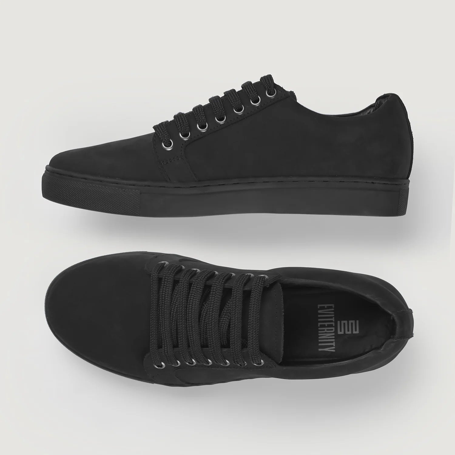 Orlaven Murphy Low Top Black Nubuck Sneakers footwear image 7