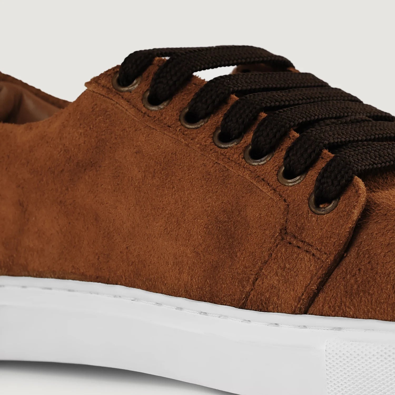 Orlaven Murphy Low Top Brown Suede Sneakers footwear image 8