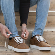 Orlaven Murphy Low Top Burnt Copper Pullup Leather Sneakers footwear image 10