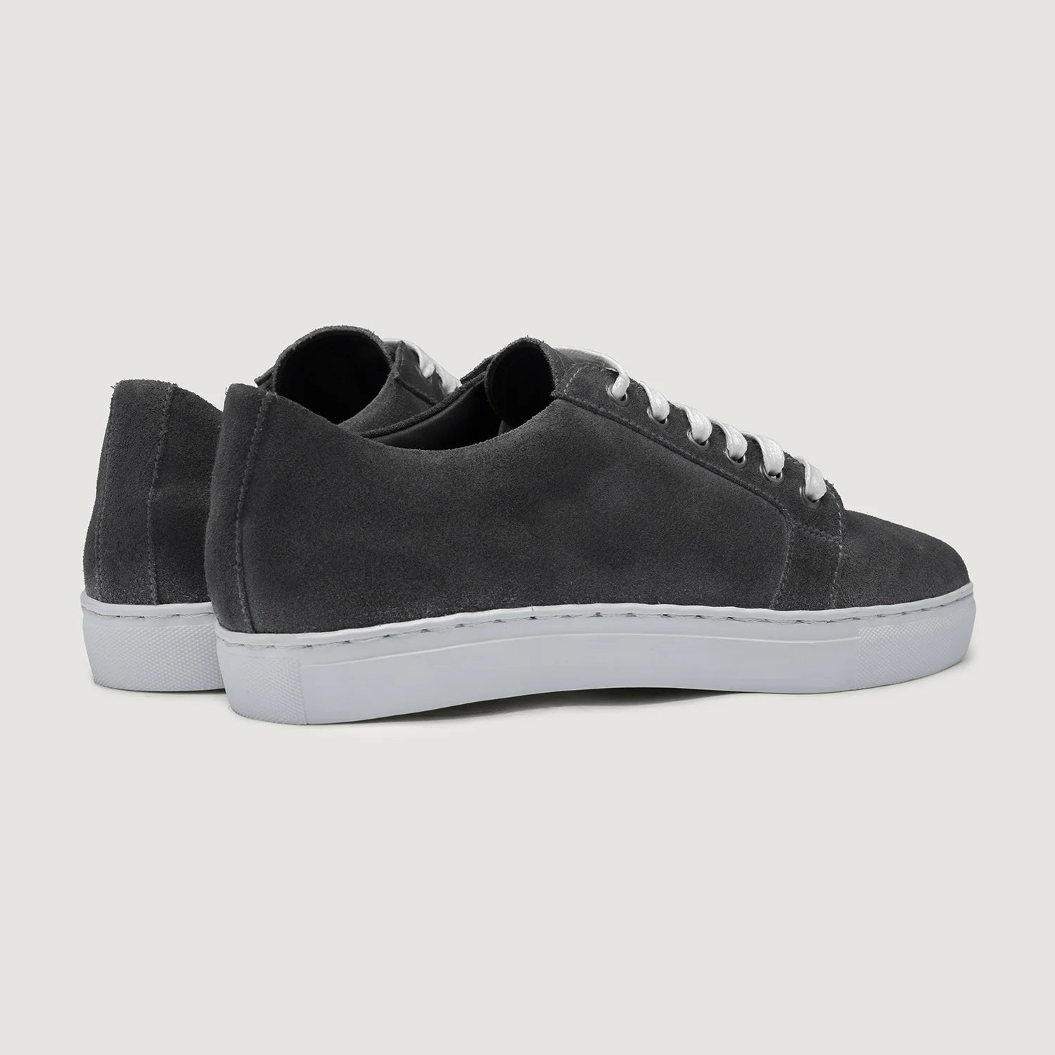 Orlaven Murphy Low Top Grey Suede Leather Sneakers footwear image 2