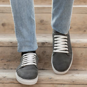 Orlaven Murphy Low Top Grey Suede Leather Sneakers footwear image 5