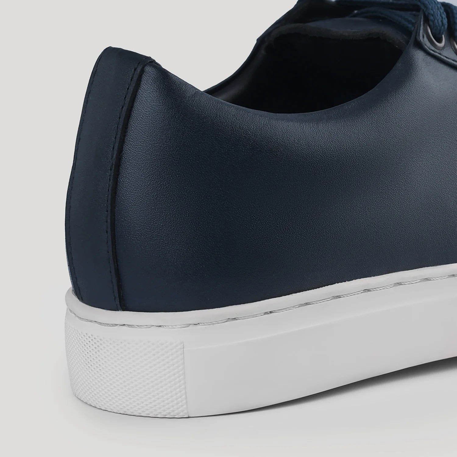 Orlaven Murphy Low Top Midnight Blue Leather Sneakers footwear image 8