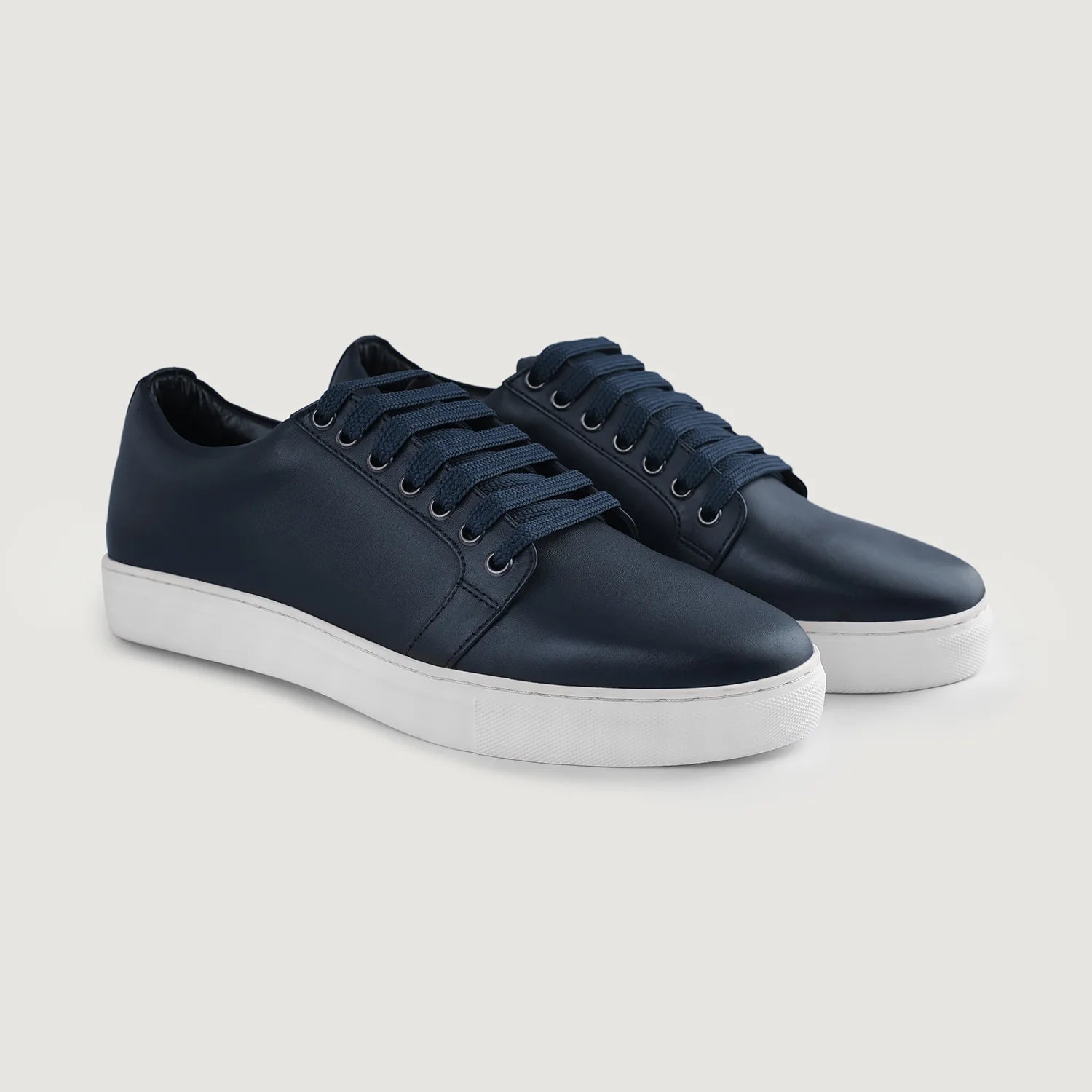 Orlaven Murphy Low Top Midnight Blue Leather Sneakers footwear image 5