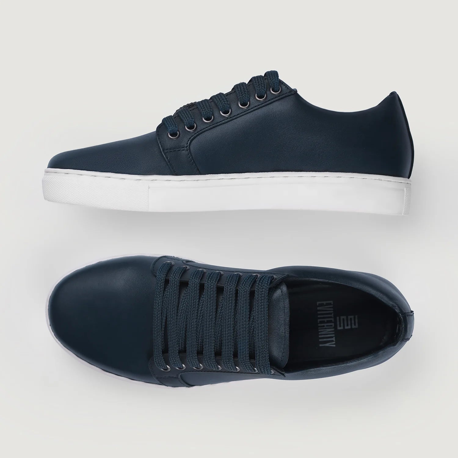 Orlaven Murphy Low Top Midnight Blue Leather Sneakers footwear image 7