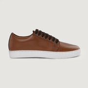 Orlaven Murphy Low Top Tan Leather Sneakers footwear image 6