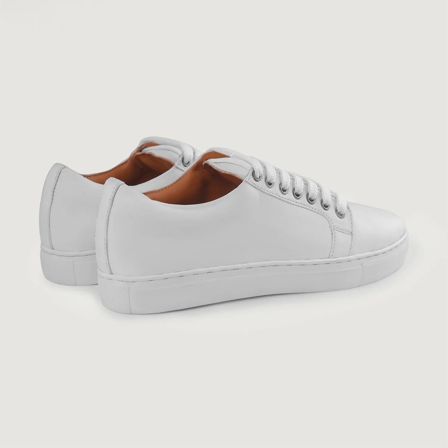 Orlaven Murphy Low Top White Leather Sneakers footwear image 10